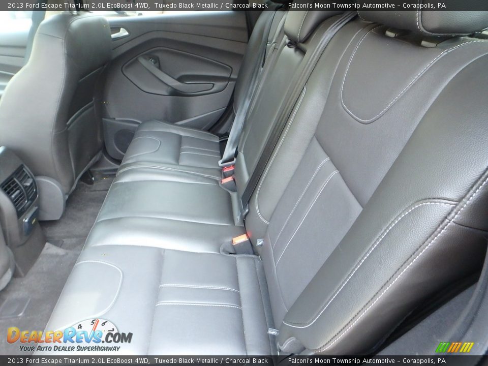 2013 Ford Escape Titanium 2.0L EcoBoost 4WD Tuxedo Black Metallic / Charcoal Black Photo #16