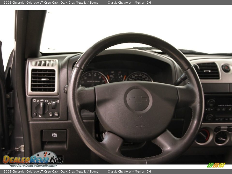 2008 Chevrolet Colorado LT Crew Cab Dark Gray Metallic / Ebony Photo #6