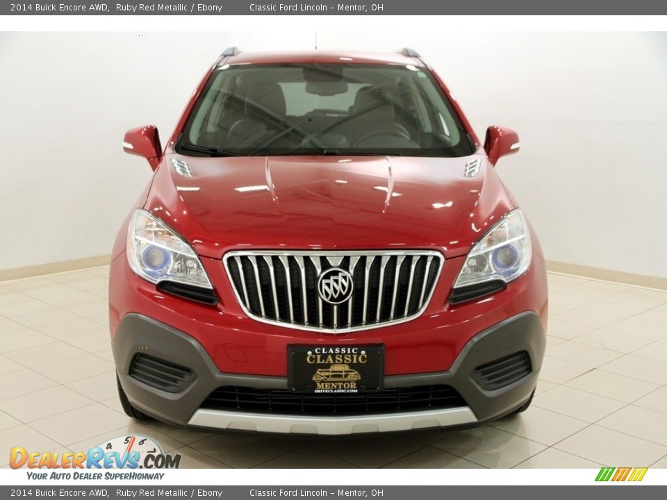 2014 Buick Encore AWD Ruby Red Metallic / Ebony Photo #2