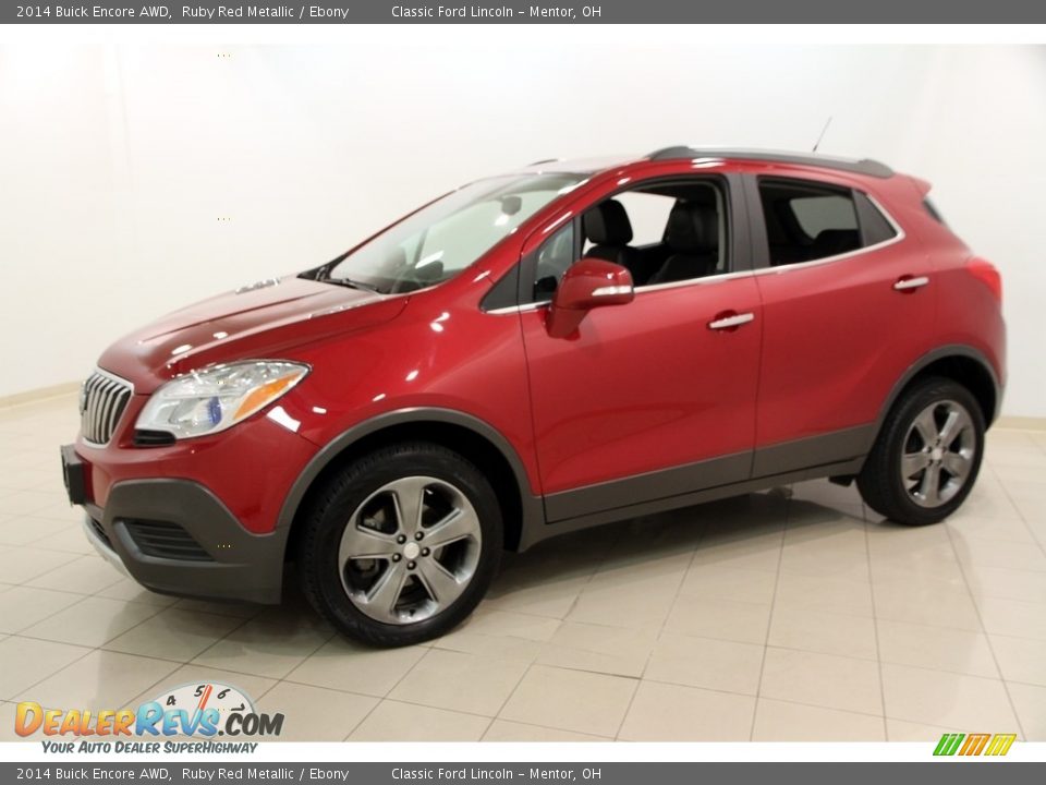 2014 Buick Encore AWD Ruby Red Metallic / Ebony Photo #3