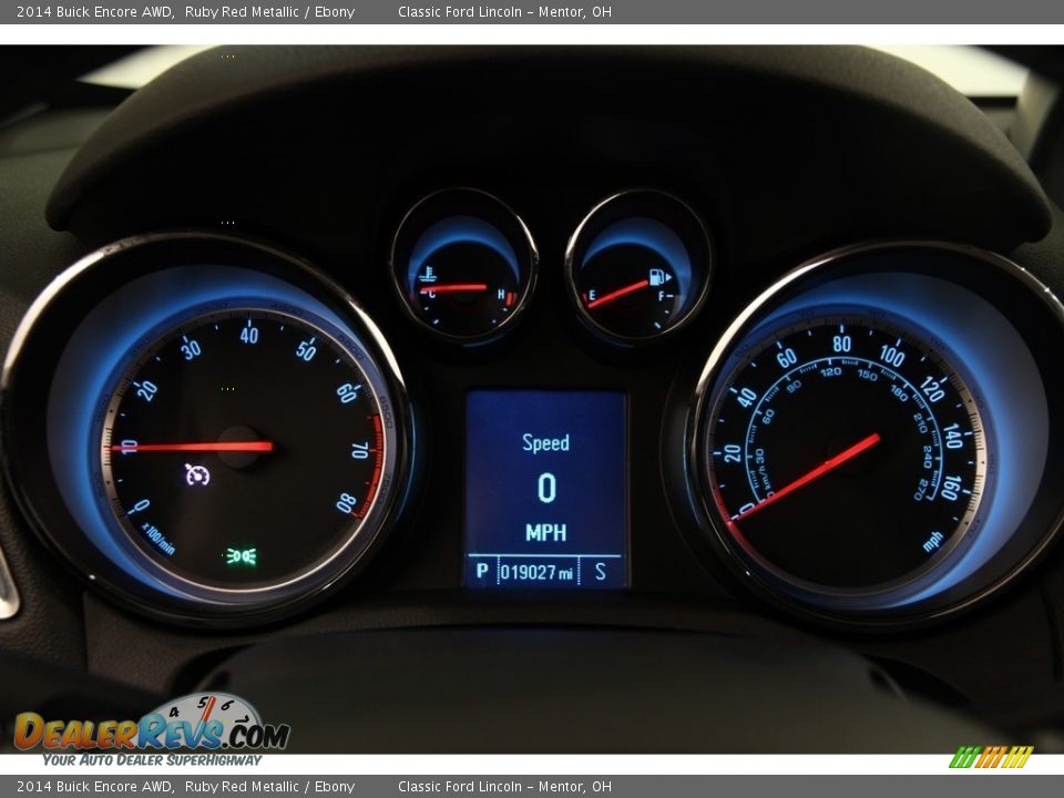 2014 Buick Encore AWD Ruby Red Metallic / Ebony Photo #7