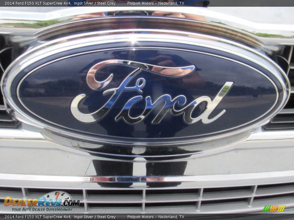 2014 Ford F150 XLT SuperCrew 4x4 Ingot Silver / Steel Grey Photo #13