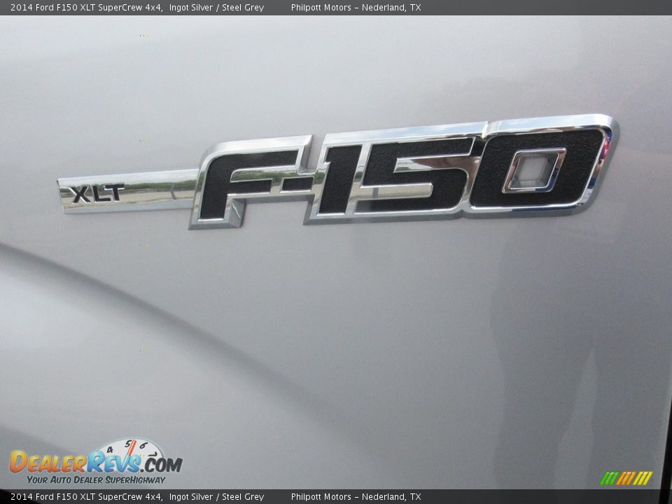 2014 Ford F150 XLT SuperCrew 4x4 Ingot Silver / Steel Grey Photo #14