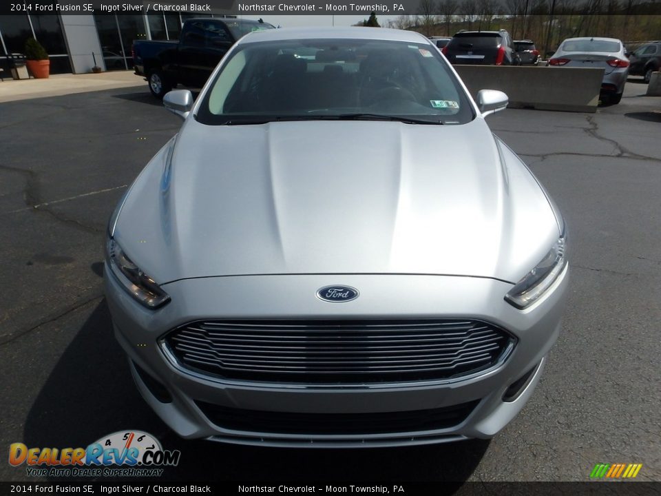 2014 Ford Fusion SE Ingot Silver / Charcoal Black Photo #12