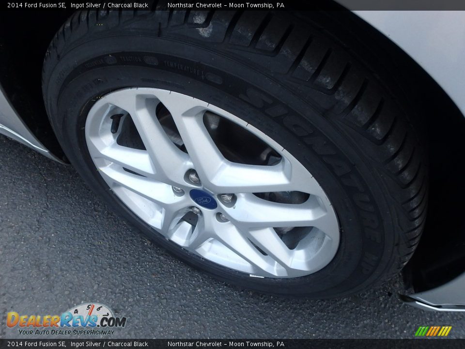2014 Ford Fusion SE Ingot Silver / Charcoal Black Photo #13