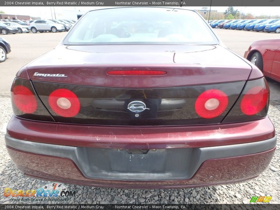 2004 Chevrolet Impala Berry Red Metallic / Medium Gray Photo #3