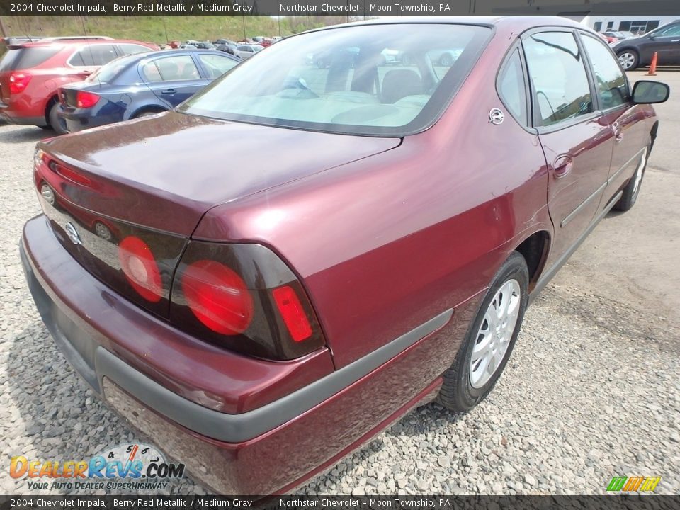 2004 Chevrolet Impala Berry Red Metallic / Medium Gray Photo #4