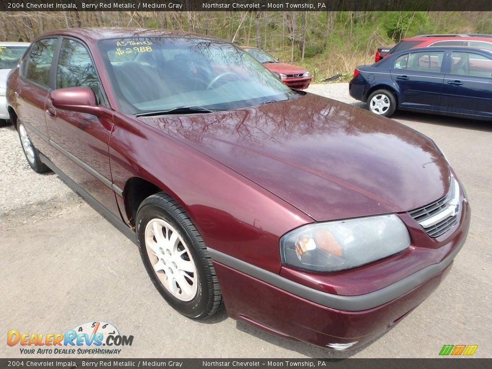 2004 Chevrolet Impala Berry Red Metallic / Medium Gray Photo #5
