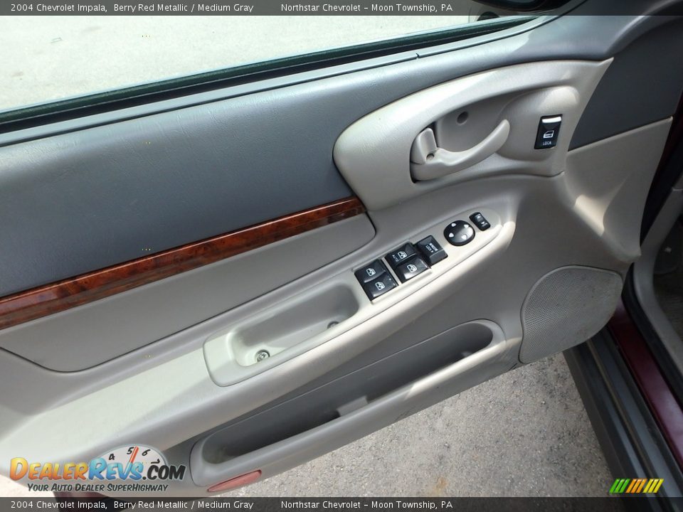 2004 Chevrolet Impala Berry Red Metallic / Medium Gray Photo #11