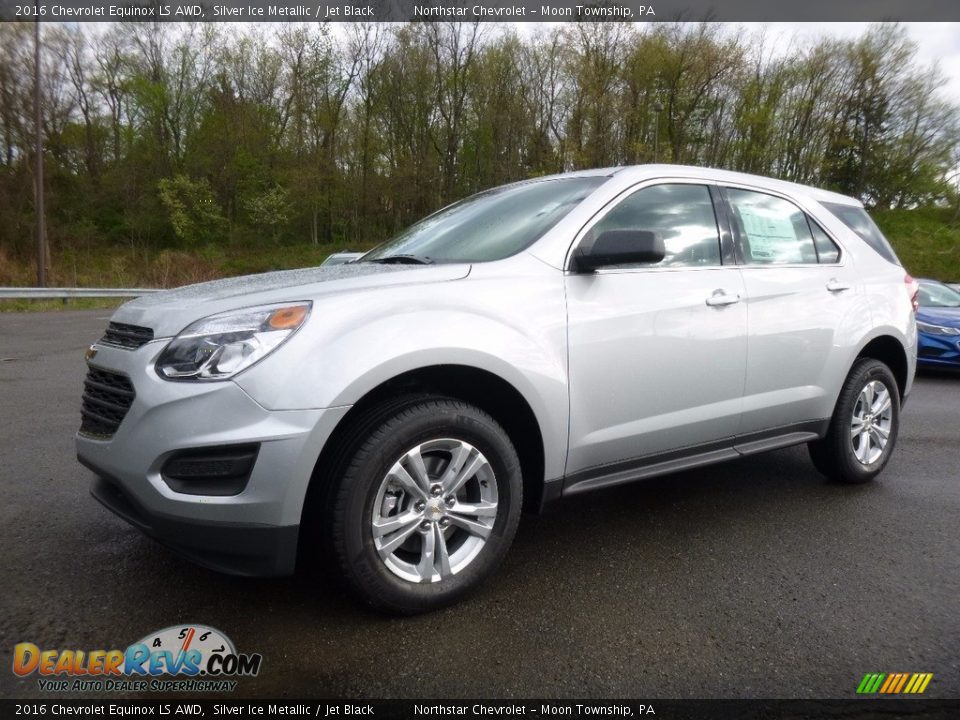 2016 Chevrolet Equinox LS AWD Silver Ice Metallic / Jet Black Photo #1