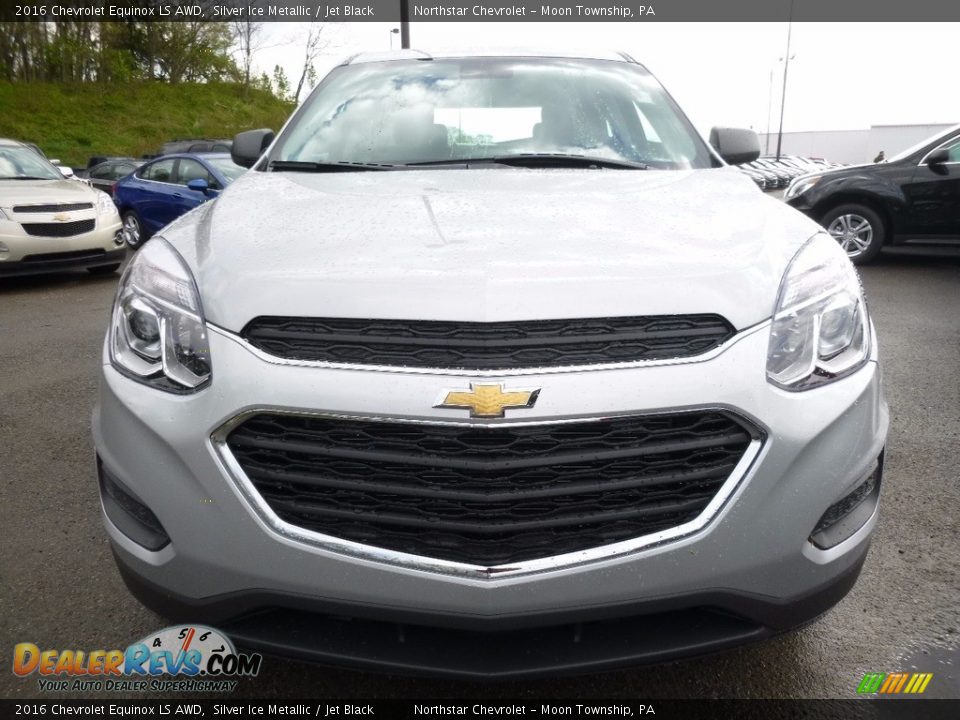 2016 Chevrolet Equinox LS AWD Silver Ice Metallic / Jet Black Photo #2