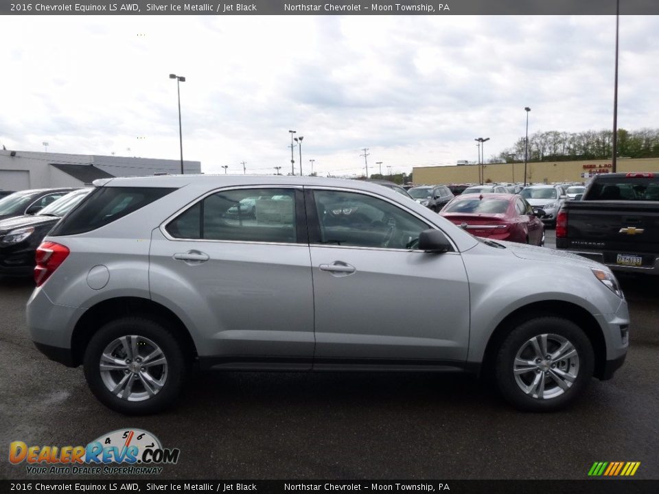 2016 Chevrolet Equinox LS AWD Silver Ice Metallic / Jet Black Photo #4