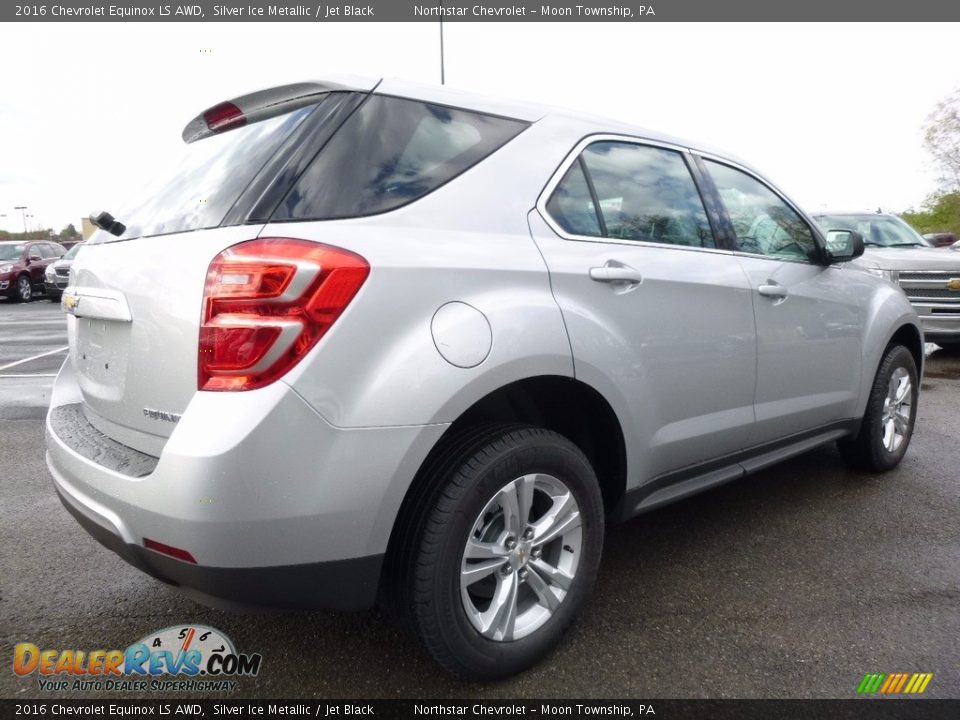 2016 Chevrolet Equinox LS AWD Silver Ice Metallic / Jet Black Photo #6