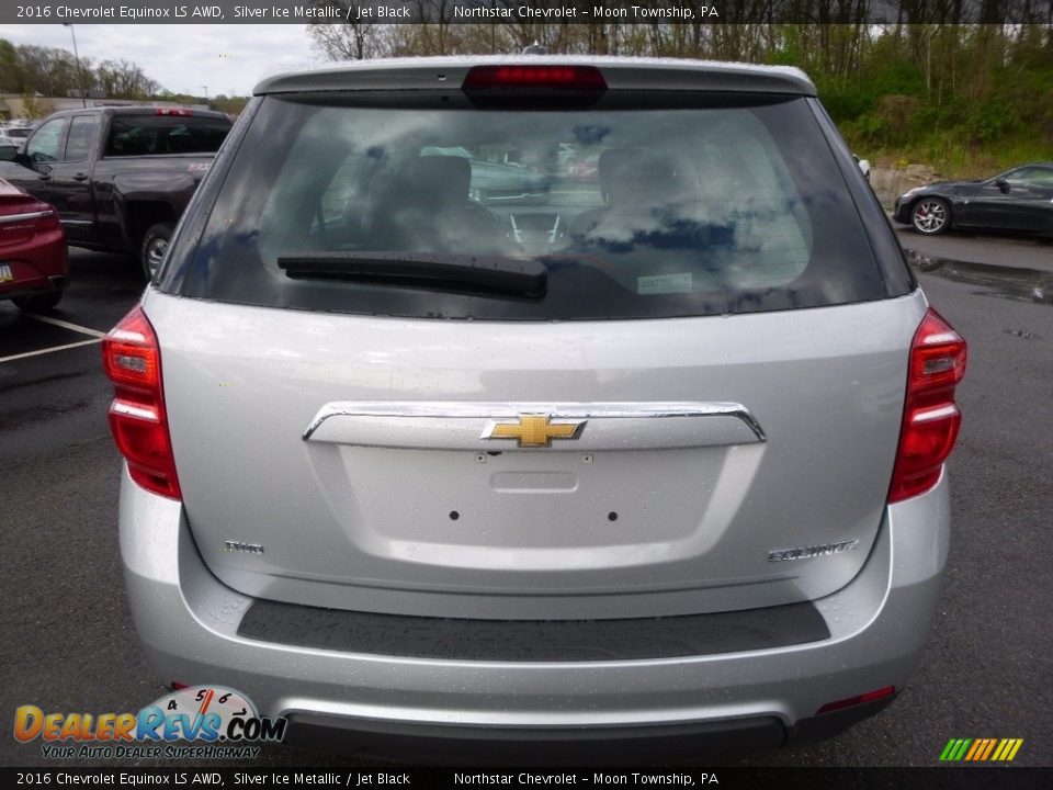 2016 Chevrolet Equinox LS AWD Silver Ice Metallic / Jet Black Photo #7