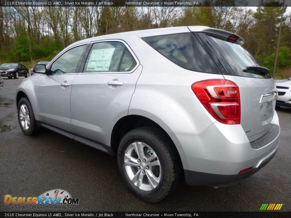 2016 Chevrolet Equinox LS AWD Silver Ice Metallic / Jet Black Photo #9
