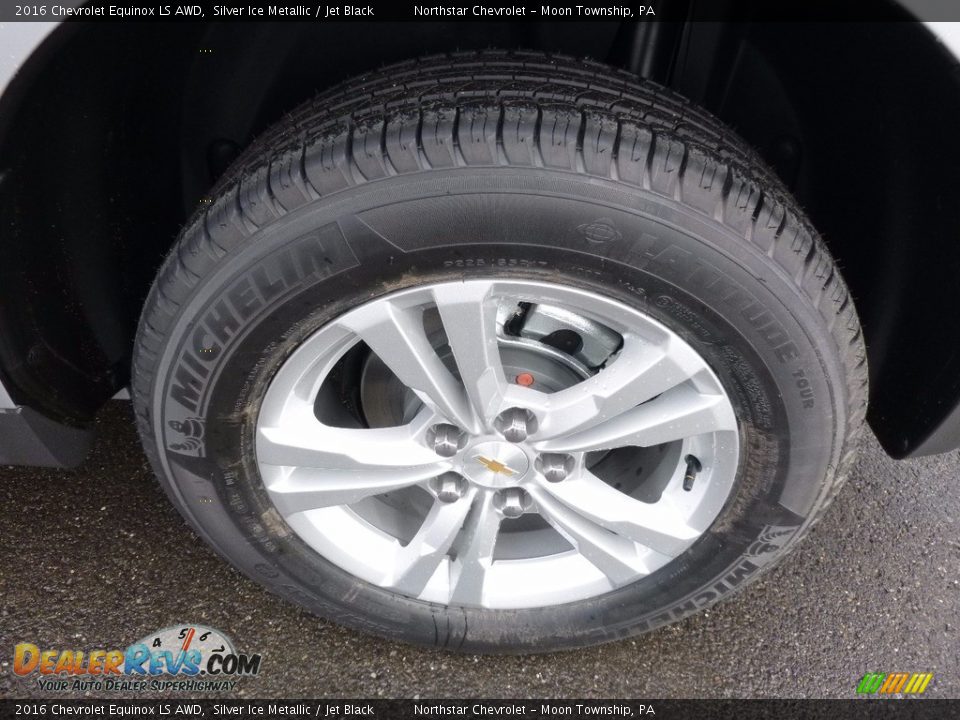 2016 Chevrolet Equinox LS AWD Silver Ice Metallic / Jet Black Photo #11