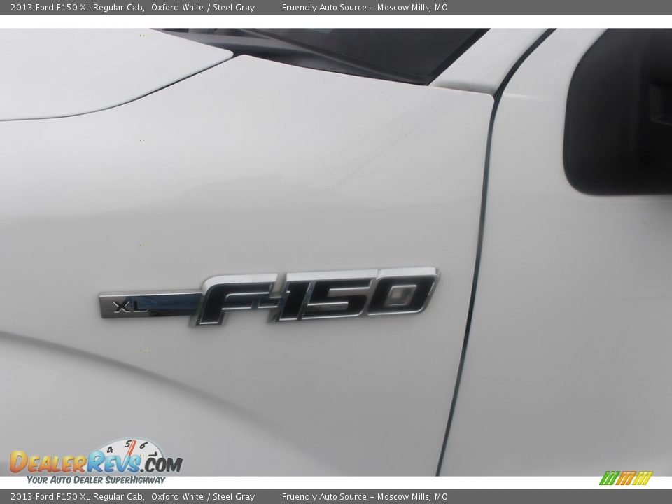 2013 Ford F150 XL Regular Cab Oxford White / Steel Gray Photo #19