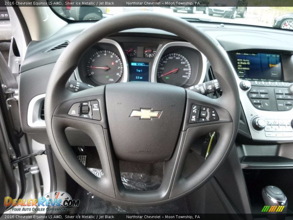 2016 Chevrolet Equinox LS AWD Silver Ice Metallic / Jet Black Photo #18