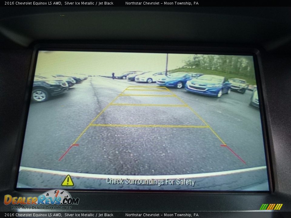 2016 Chevrolet Equinox LS AWD Silver Ice Metallic / Jet Black Photo #19