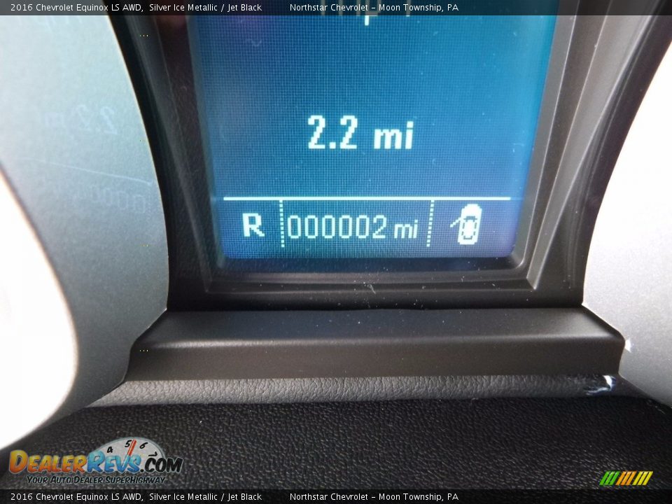 2016 Chevrolet Equinox LS AWD Silver Ice Metallic / Jet Black Photo #20