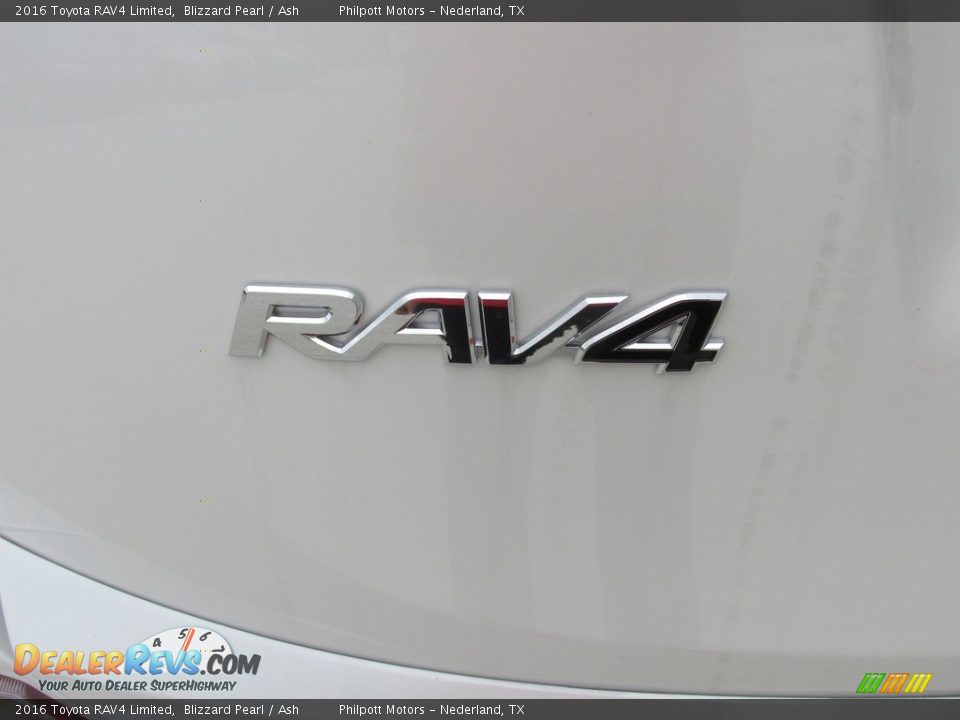 2016 Toyota RAV4 Limited Blizzard Pearl / Ash Photo #13