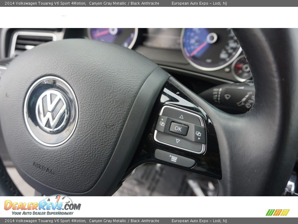2014 Volkswagen Touareg V6 Sport 4Motion Canyon Gray Metallic / Black Anthracite Photo #16