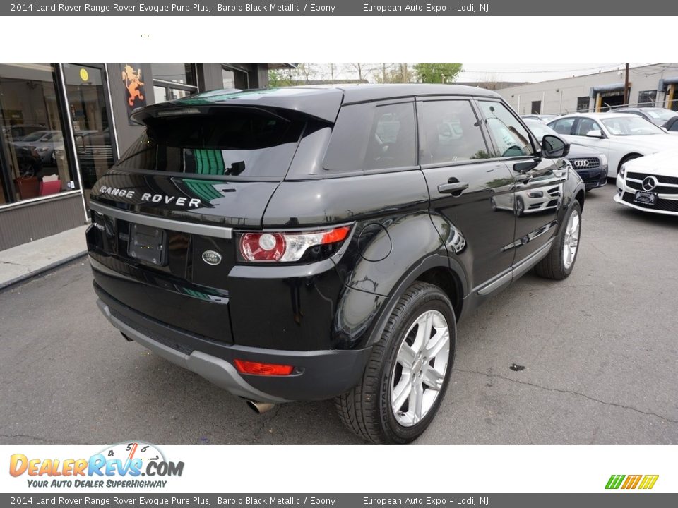 2014 Land Rover Range Rover Evoque Pure Plus Barolo Black Metallic / Ebony Photo #4