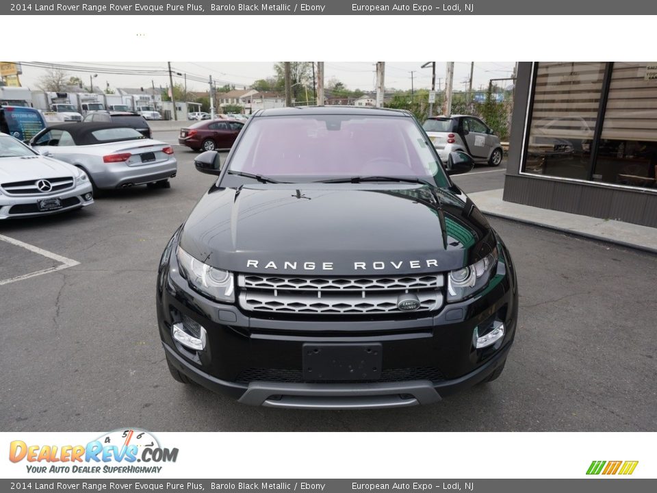 2014 Land Rover Range Rover Evoque Pure Plus Barolo Black Metallic / Ebony Photo #8