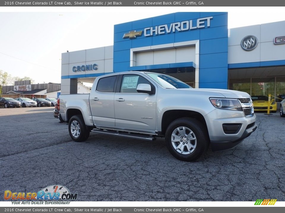 2016 Chevrolet Colorado LT Crew Cab Silver Ice Metallic / Jet Black Photo #1