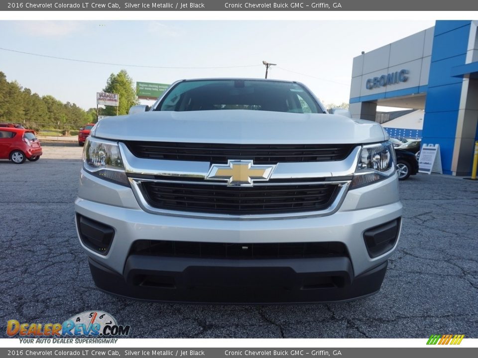 2016 Chevrolet Colorado LT Crew Cab Silver Ice Metallic / Jet Black Photo #2