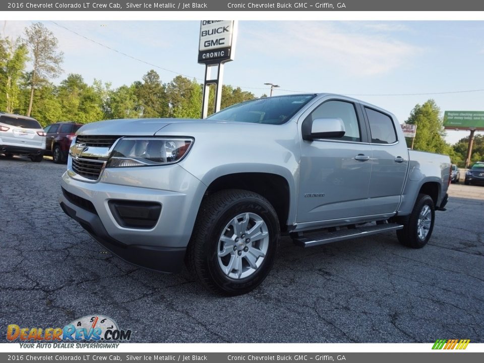 2016 Chevrolet Colorado LT Crew Cab Silver Ice Metallic / Jet Black Photo #3