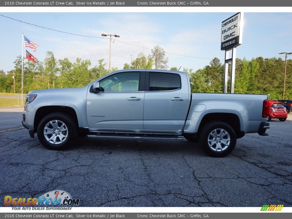 2016 Chevrolet Colorado LT Crew Cab Silver Ice Metallic / Jet Black Photo #4
