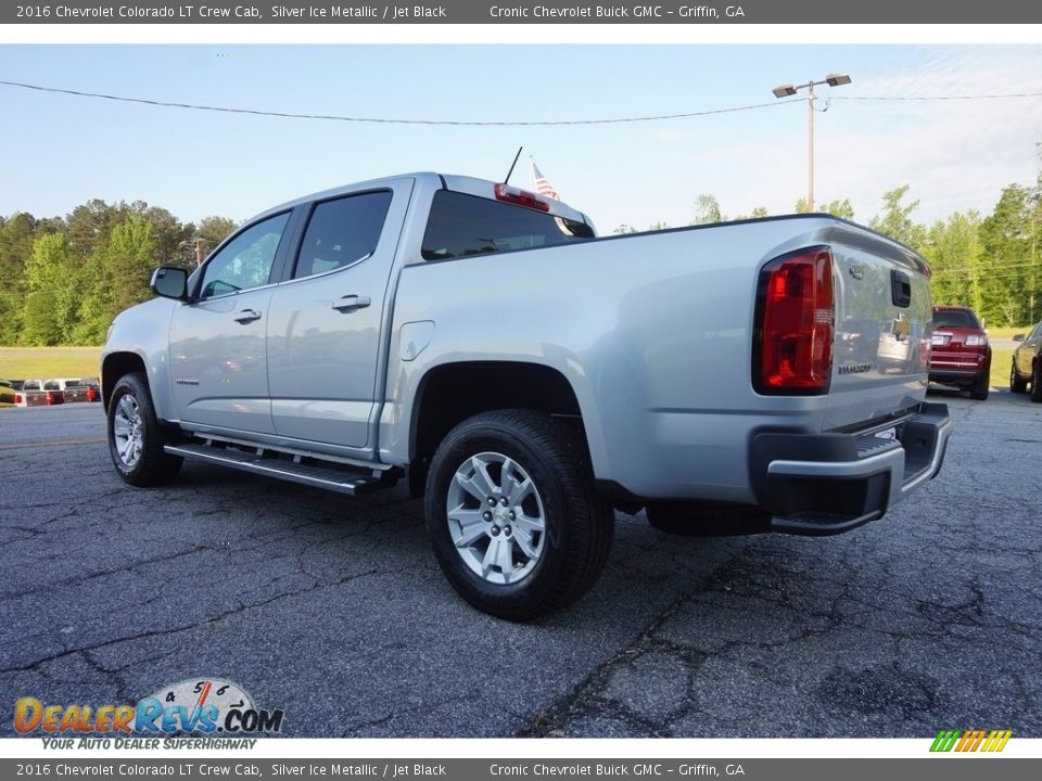 2016 Chevrolet Colorado LT Crew Cab Silver Ice Metallic / Jet Black Photo #5