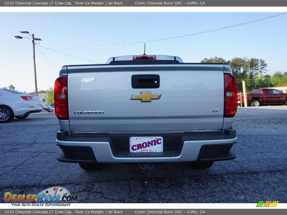 2016 Chevrolet Colorado LT Crew Cab Silver Ice Metallic / Jet Black Photo #6