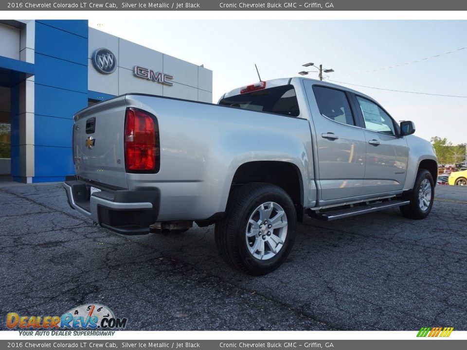 2016 Chevrolet Colorado LT Crew Cab Silver Ice Metallic / Jet Black Photo #7
