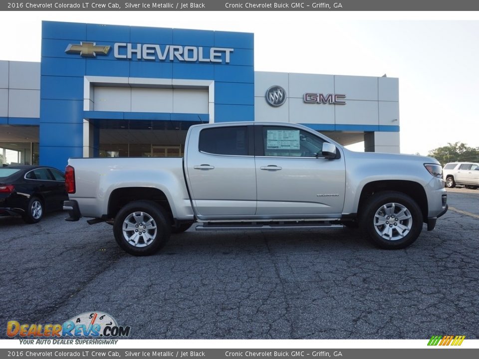 2016 Chevrolet Colorado LT Crew Cab Silver Ice Metallic / Jet Black Photo #8