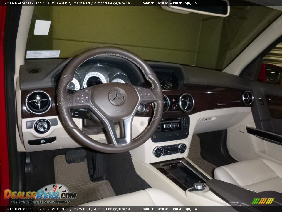 2014 Mercedes-Benz GLK 350 4Matic Mars Red / Almond Beige/Mocha Photo #7
