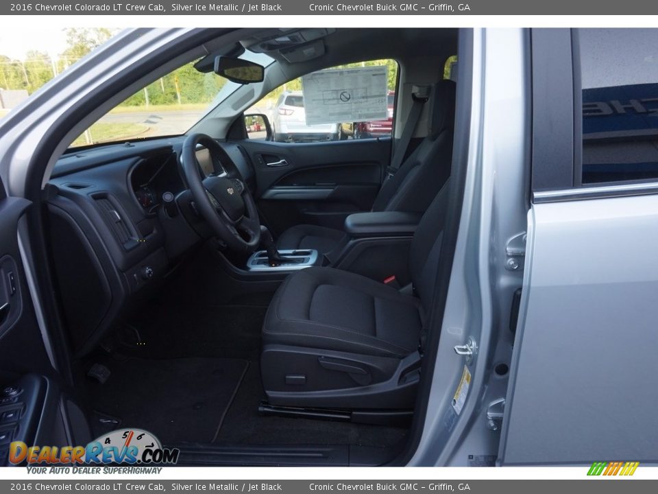 2016 Chevrolet Colorado LT Crew Cab Silver Ice Metallic / Jet Black Photo #9