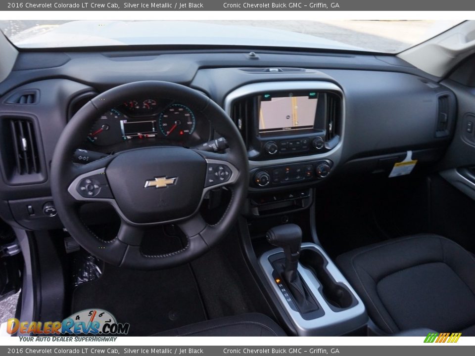 2016 Chevrolet Colorado LT Crew Cab Silver Ice Metallic / Jet Black Photo #10