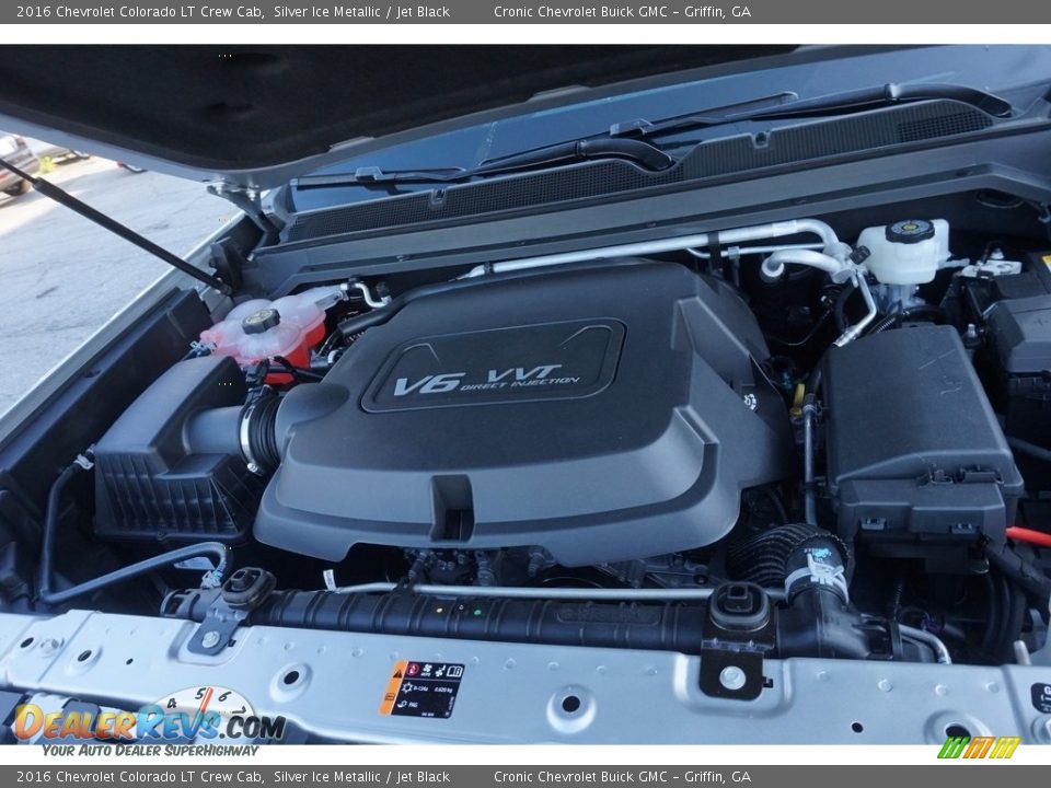 2016 Chevrolet Colorado LT Crew Cab Silver Ice Metallic / Jet Black Photo #12