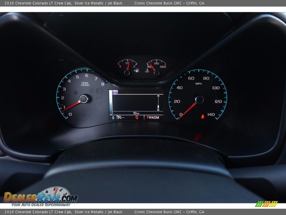 2016 Chevrolet Colorado LT Crew Cab Silver Ice Metallic / Jet Black Photo #13