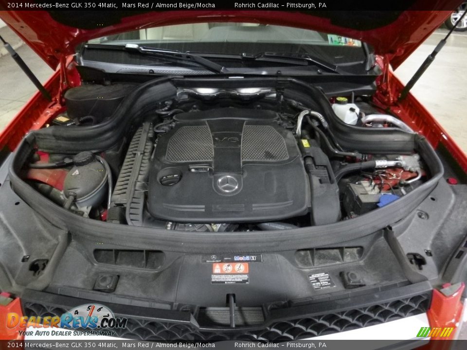 2014 Mercedes-Benz GLK 350 4Matic Mars Red / Almond Beige/Mocha Photo #16