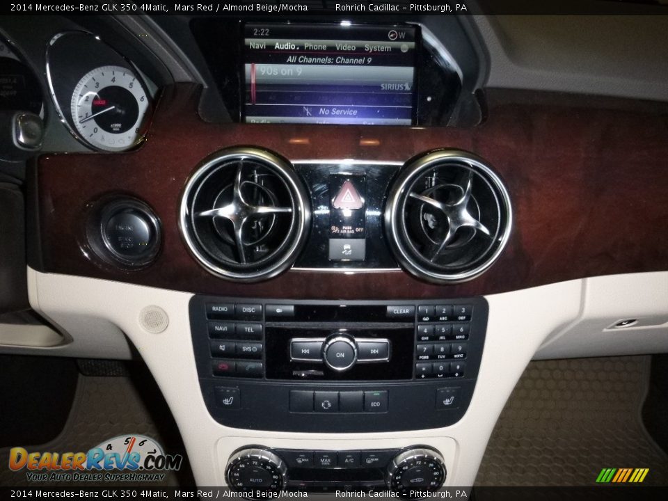 2014 Mercedes-Benz GLK 350 4Matic Mars Red / Almond Beige/Mocha Photo #24