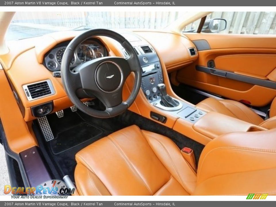 Kestrel Tan Interior - 2007 Aston Martin V8 Vantage Coupe Photo #12
