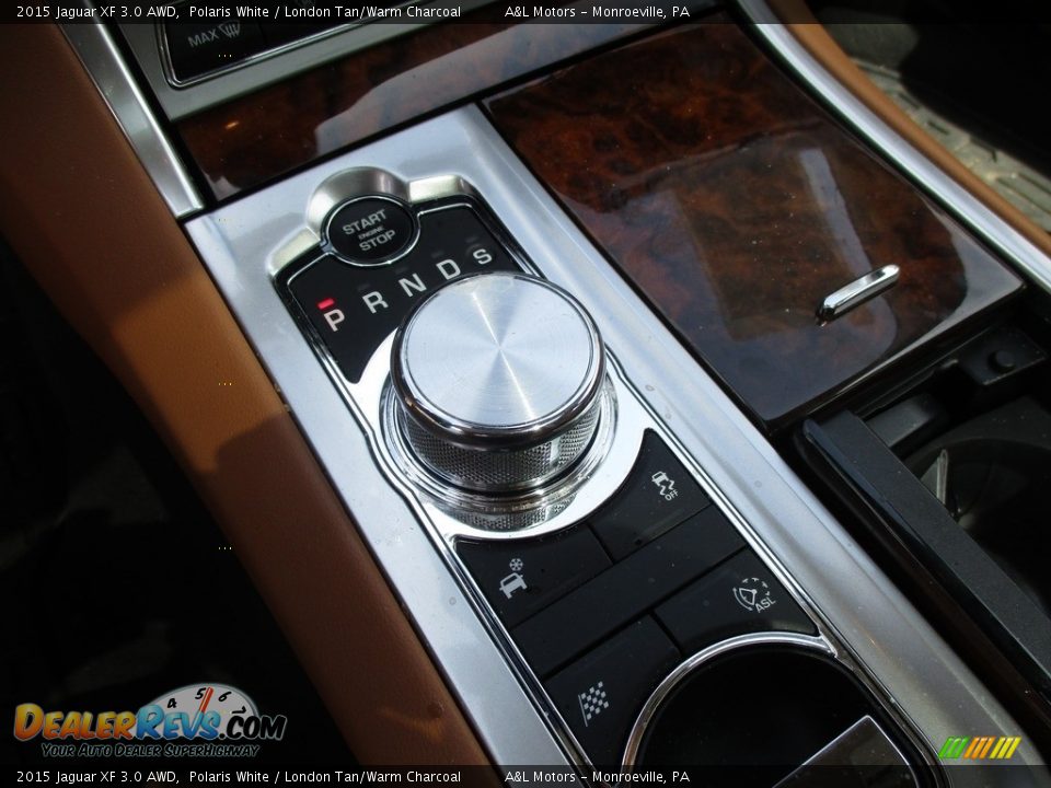 2015 Jaguar XF 3.0 AWD Polaris White / London Tan/Warm Charcoal Photo #16