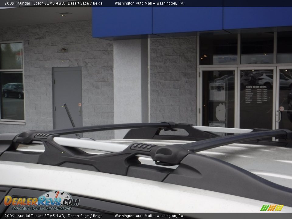 2009 Hyundai Tucson SE V6 4WD Desert Sage / Beige Photo #4