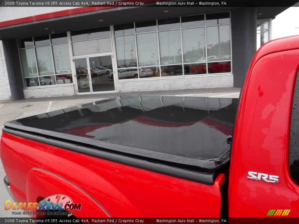 2008 Toyota Tacoma V6 SR5 Access Cab 4x4 Radiant Red / Graphite Gray Photo #5