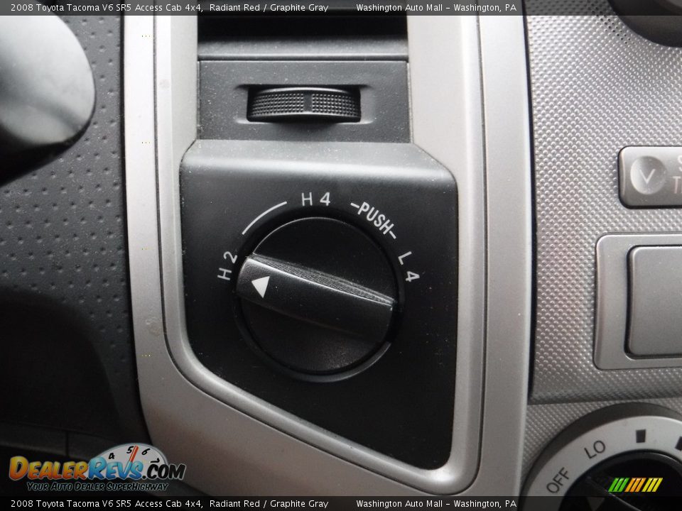 2008 Toyota Tacoma V6 SR5 Access Cab 4x4 Radiant Red / Graphite Gray Photo #19