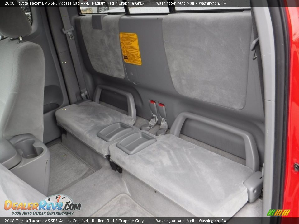 2008 Toyota Tacoma V6 SR5 Access Cab 4x4 Radiant Red / Graphite Gray Photo #22