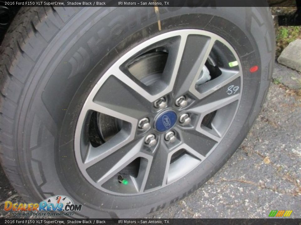 2016 Ford F150 XLT SuperCrew Shadow Black / Black Photo #5